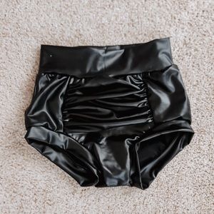 Girls Pleather Hip Hop Bottoms